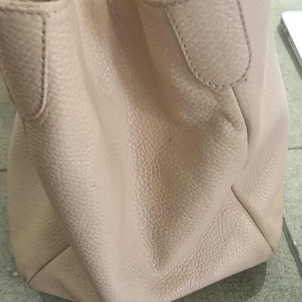 Mark & Graham Cream Satchel with Bamboo Handles - Picture 10 of 16